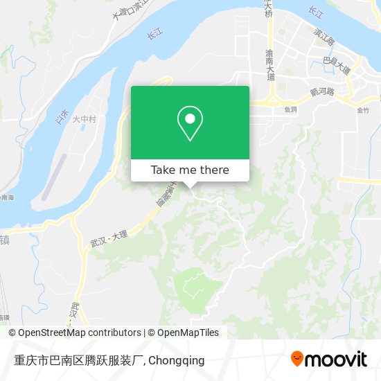 重庆市巴南区腾跃服装厂 map