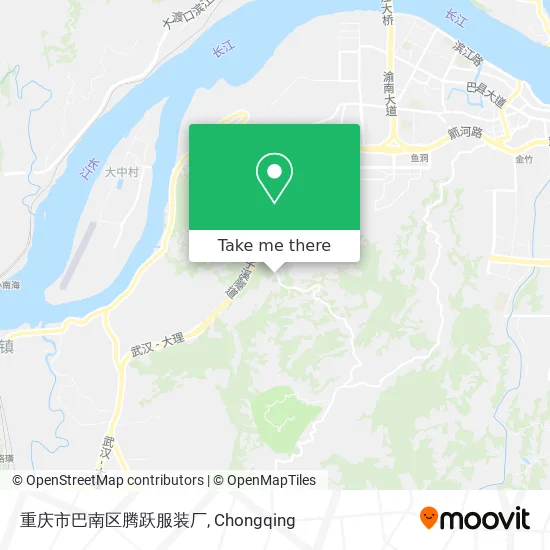 重庆市巴南区腾跃服装厂 map