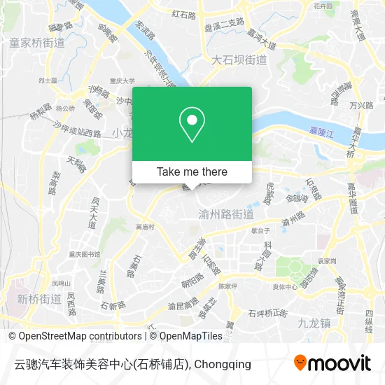云骢汽车装饰美容中心(石桥铺店) map