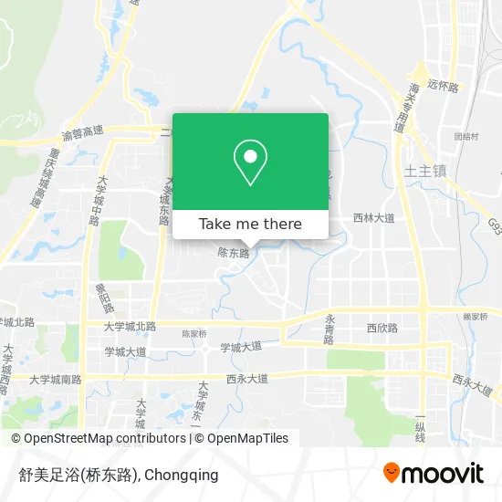 舒美足浴(桥东路) map