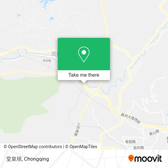 堂皇坝 map