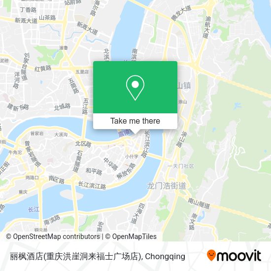 丽枫酒店(重庆洪崖洞来福士广场店) map