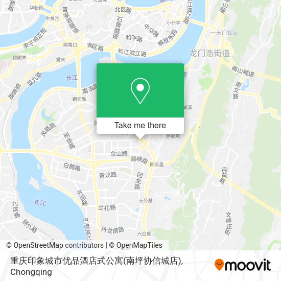 重庆印象城市优品酒店式公寓(南坪协信城店) map