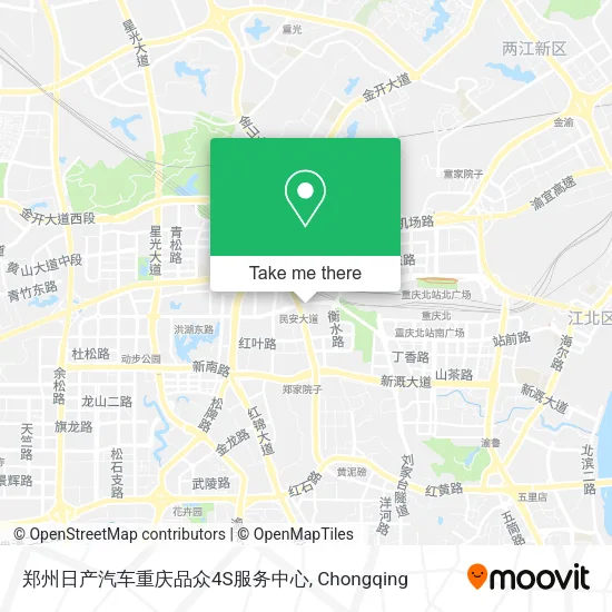 郑州日产汽车重庆品众4S服务中心 map