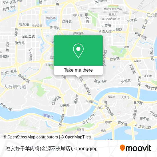 遵义虾子羊肉粉(金源不夜城店) map