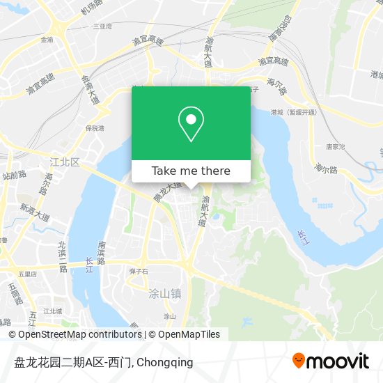 盘龙花园二期A区-西门 map