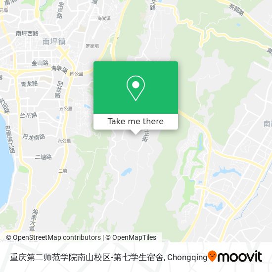重庆第二师范学院南山校区-第七学生宿舍 map