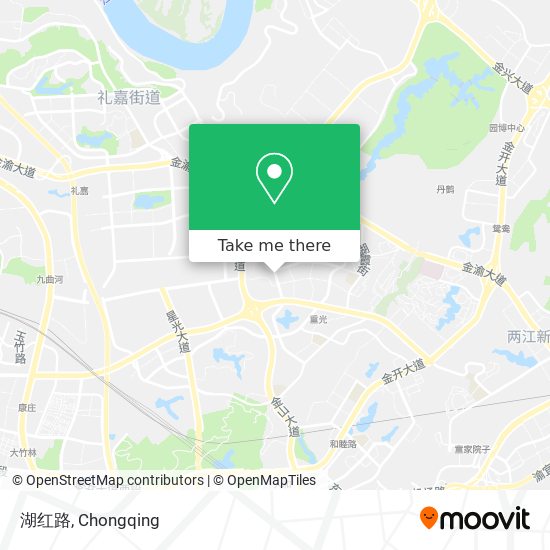 湖红路 map