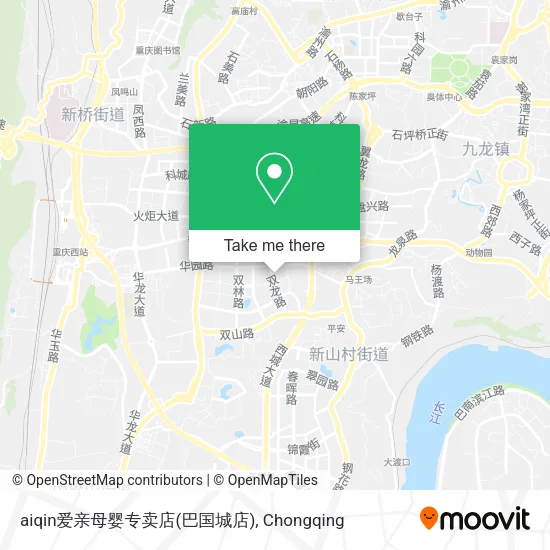 aiqin爱亲母婴专卖店(巴国城店) map