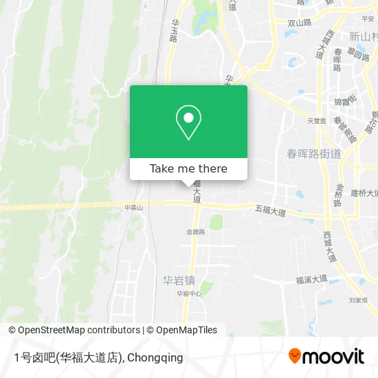 1号卤吧(华福大道店) map