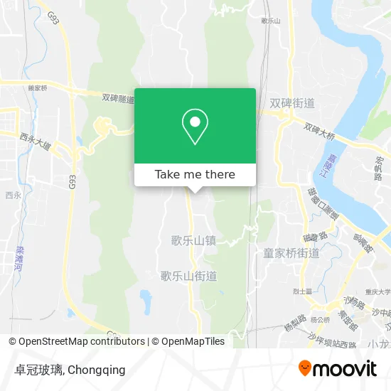 卓冠玻璃 map