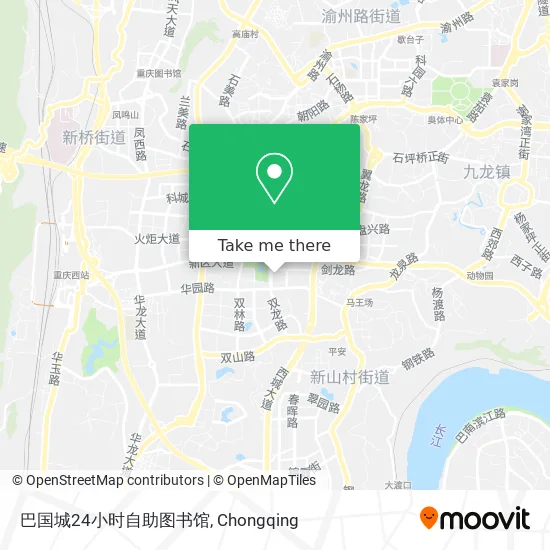 巴国城24小时自助图书馆 map