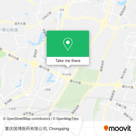 重庆国博医药有限公司 map
