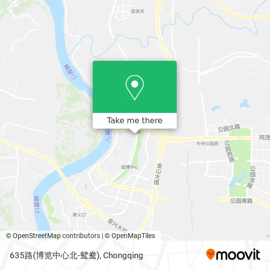 635路(博览中心北-鸳鸯) map