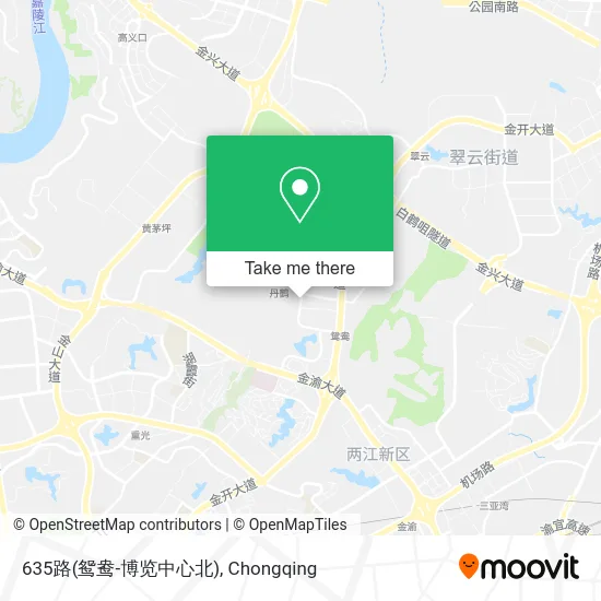 635路(鸳鸯-博览中心北) map