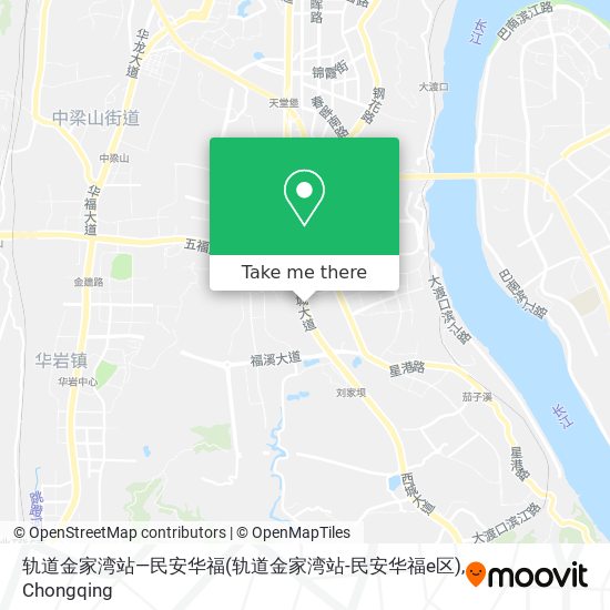 轨道金家湾站—民安华福(轨道金家湾站-民安华福e区) map