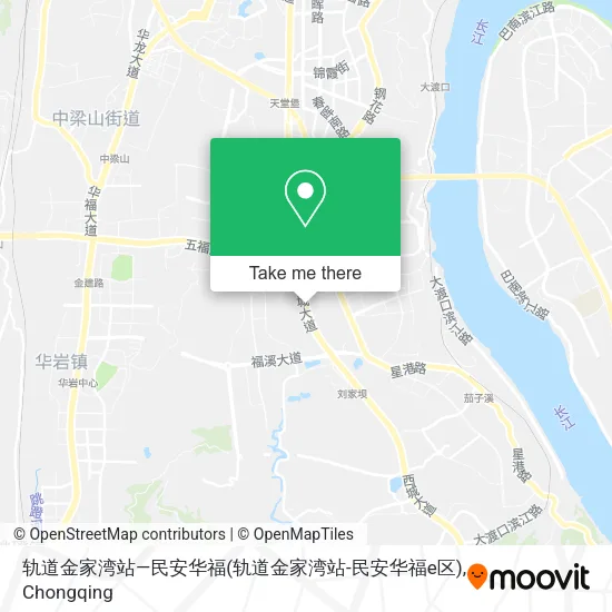 轨道金家湾站—民安华福(轨道金家湾站-民安华福e区) map