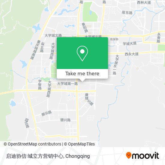 启迪协信·城立方营销中心 map