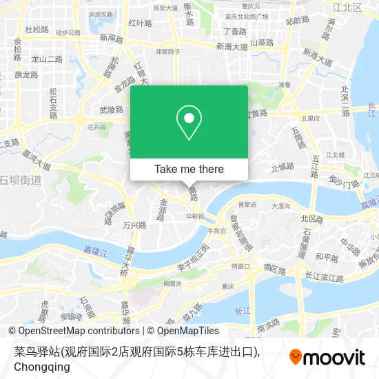 菜鸟驿站(观府国际2店观府国际5栋车库进出口) map
