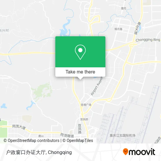 户政窗口办证大厅 map