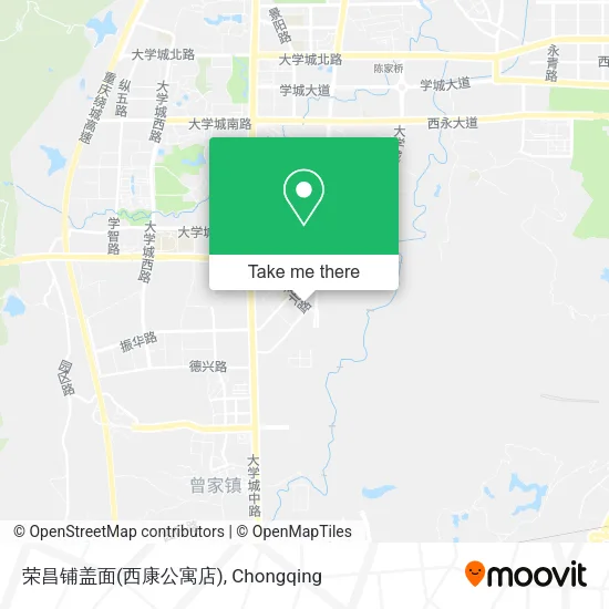 荣昌铺盖面(西康公寓店) map