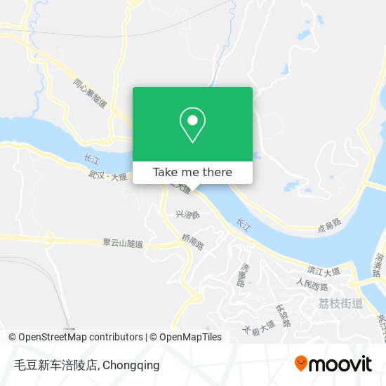 毛豆新车涪陵店 map