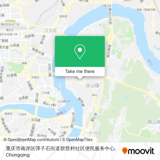 重庆市南岸区弹子石街道群慧村社区便民服务中心 map