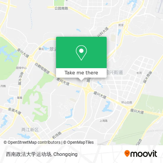 西南政法大学运动场 map