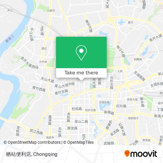 栖站便利店 map
