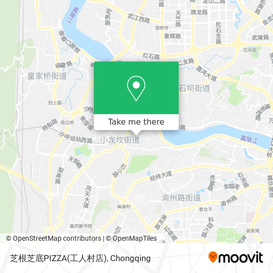 芝根芝底PIZZA(工人村店) map