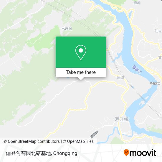 伽登葡萄园北碚基地 map