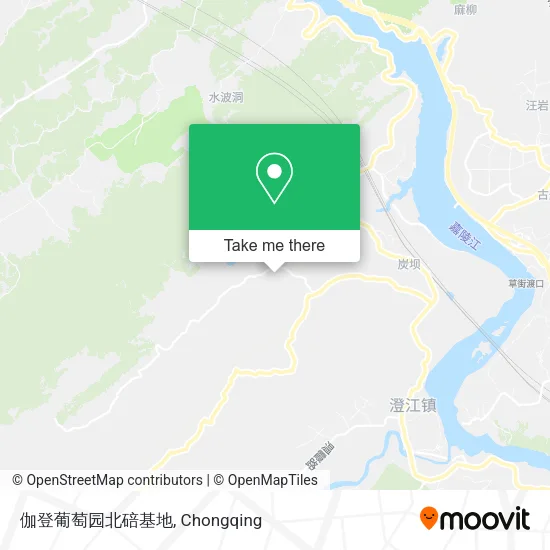 伽登葡萄园北碚基地 map