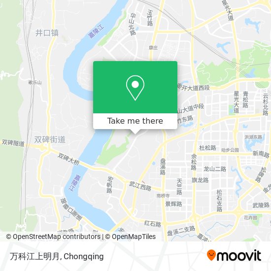 万科江上明月 map