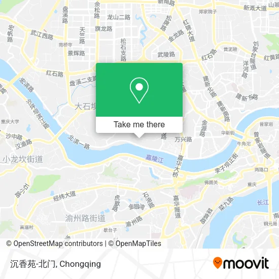 沉香苑-北门 map