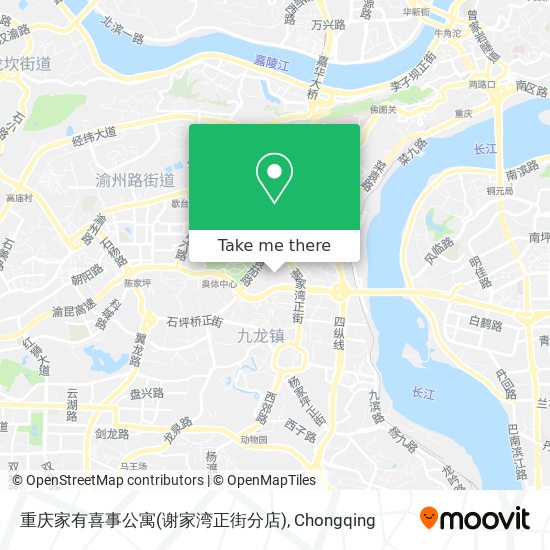 重庆家有喜事公寓(谢家湾正街分店) map