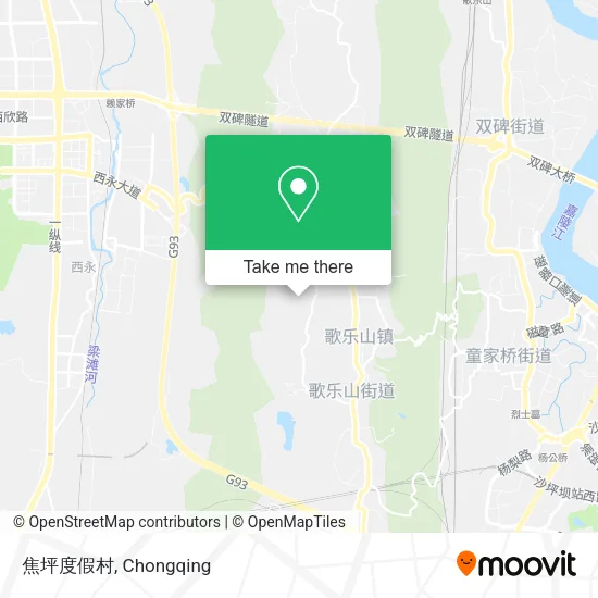焦坪度假村 map