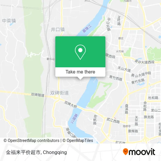 金福来平价超市 map