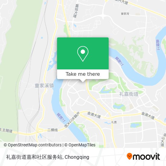 礼嘉街道嘉和社区服务站 map