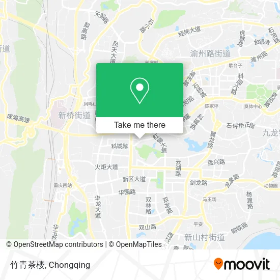 竹青茶楼 map