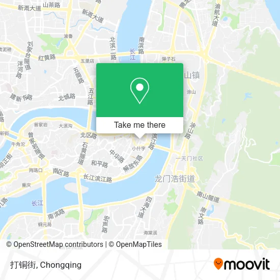 打铜街 map