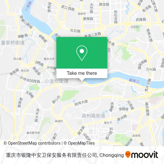 重庆市银隆中安卫保安服务有限责任公司 map