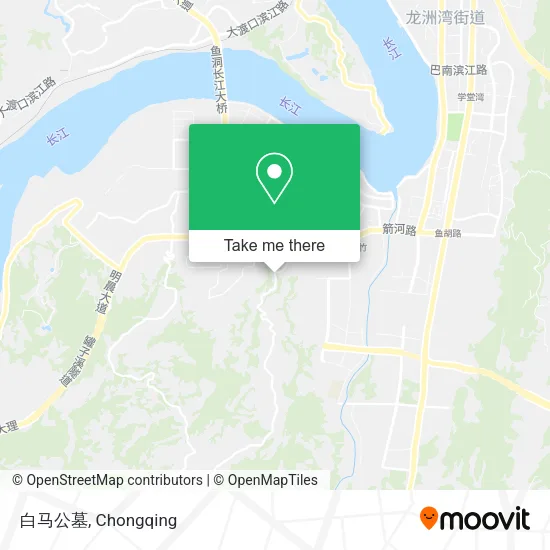 白马公墓 map
