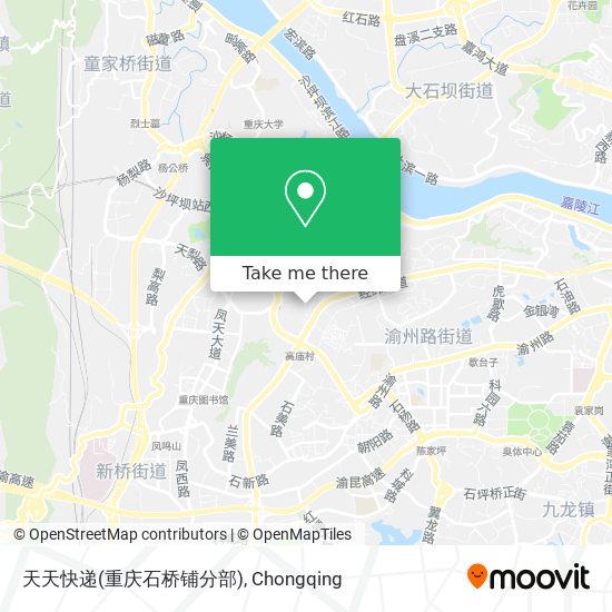 天天快递(重庆石桥铺分部) map