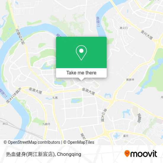 热血健身(两江新宸店) map