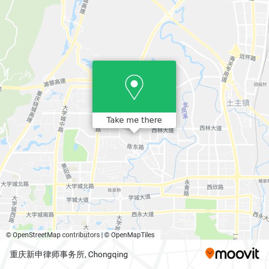 重庆新申律师事务所 map