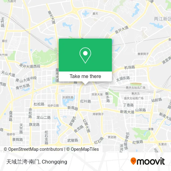 天域兰湾-南门 map