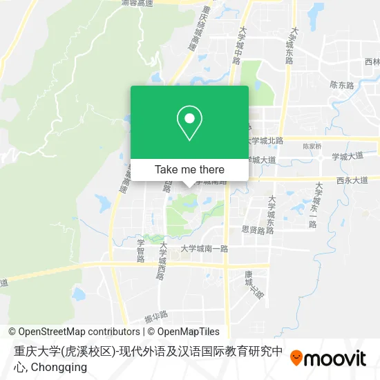 重庆大学(虎溪校区)-现代外语及汉语国际教育研究中心 map