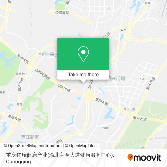 重庆红瑞健康产业(渝北宝圣大道健康服务中心) map