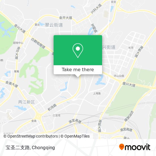 宝圣二支路 map