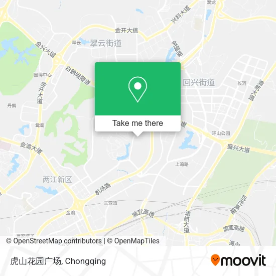 虎山花园广场 map